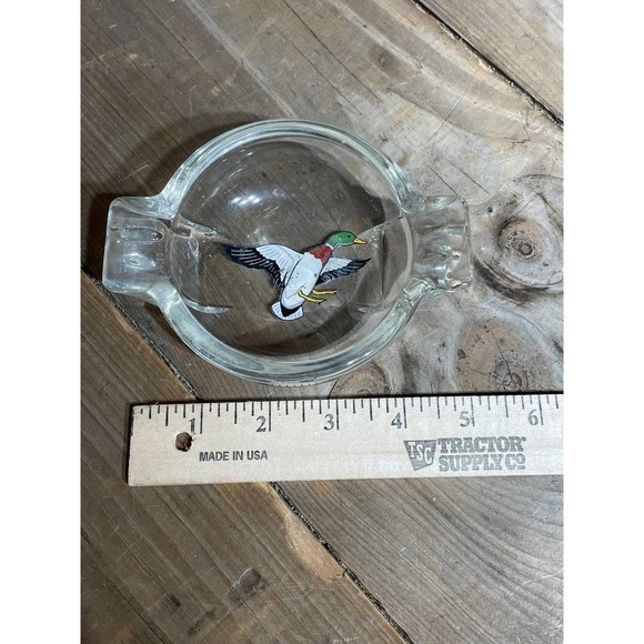 Vintage Mallard Duck Glass Ash tray. - Picture 4 of 4